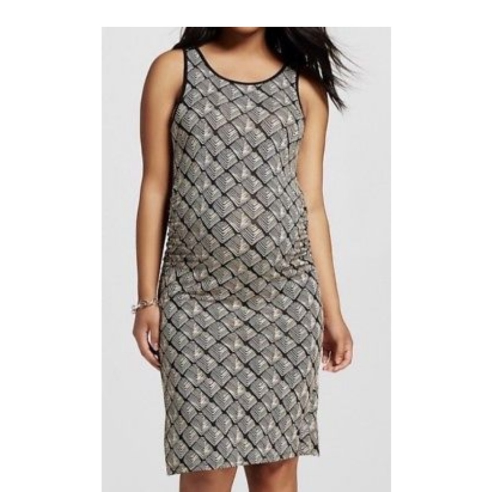 Boho Print Maternity Dress